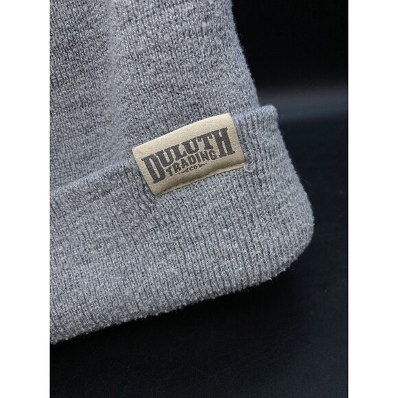 Duluth Trading Co. Tough Guy Knit Beanie Stocking Cap Grey Item 52128 Broken In - Picture 6 of 7